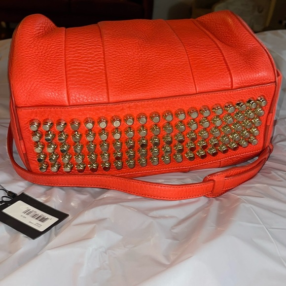 Alexander Wang Red Leather Crossbody Bag. Rocco Bag Large Red Leather Bag - Picture 8 of 10